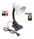 Luminária Cads De Mesa Branca Com Garra Bivolt E27 Cor Da Estrutura Branco Cor Da Cúpula Branco na internet