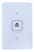 Keystone Rj45 Femea Cat5e Cat6 Tomada De Cabo Rede Ilumi Cor Branco - comprar online