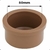 Cap Soldável 50mm Marrom - Kit C/10 Unids - comprar online