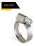 200 Abraçadeira Rosca Sem Fim 9mm 19-27mm - Aff3040005 Rexon Cor Cinza - BugShop