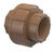 Uniao Marrom Tigre Liso Liso 50x50mm