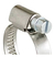 200 Abraçadeira Rosca Sem Fim 9mm 19-27mm - Aff3040005 Rexon Cor Cinza - comprar online