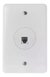 Keystone Rj45 Femea Cat5e Cat6 Tomada De Cabo Rede Ilumi Cor Branco