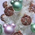 Bola Natal Disney Mickey Minnie Tons Pastéis 8cm 4und Cromus - BugShop