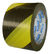 Fita Zebrada Preta E Amarela 70mm X 200 Mts S/adesivo