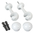 Kit Varão Simples 2m Varal Para Cortina 19mm Varias Cores na internet