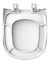 Tampa De Vaso Sanitário Vogue Deca Soft Close 1.6gpf 6lpf 46.3 Cm X 35.7 Cm na internet