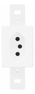 Conjunto Sem Placa Tomada 20a 1336 - Fame Blanc - comprar online