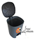 Lixeira Cinza C/ Pedal - 15litros - BugShop