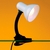 Luminária de Mesa Com Garra Cor Branco Bivolt E27- Cads na internet