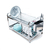 Escorredor De Aço Inox 20 Pratos Com Porta Talheres Inox
