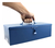 Caixa De Ferramentas Baú -00- 30x13x10 C/ Estojo Removível Fercar Cor Azul - loja online