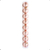 Bolas Em Tubo Rose Gold 8cm - 08 Unidades - Cromus Natal