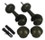 Kit Varão Simples 2m Varal Para Cortina 19mm Varias Cores na internet
