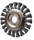 Escova Aco Esmeril Brasfort Circular Trancada 150x13 7272 Cor Cinza-escuro - BugShop