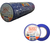 Kit C/10 Rolos Fita Isolante Azul Black+decker 10m
