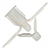 25pcs Bucha Fly 2mm C/ Aba Gesso Drywall + Parafuso 4,2x55mm - BugShop