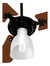 Ventilador De Teto Venti-delta New Delta Light Pto/mogno 127 Cor Da Estrutura Preto Cor Das Pás Mogno 110v - BugShop