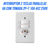 Tomada 10a 2p+t + Interruptor 2 Tecla Modulos Paralelo Ilumi Cor Branco - comprar online