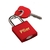 Cadeado 20mm Vermelho- Piller