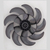 Hélice Grafite 15 Pás 40cm Para Ventilador Mallory