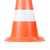 Cone Sinalização Laranja E Branco 50cm Plastcor na internet