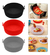 Kit 3 Forma De Silicone Airfryer Reutilizavel