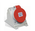 Tomada Sob Newkon 2p+t 16a 380/440v 9h N3009 Steck Cor Vermelho
