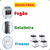 Pé Geladeira/fogão/freezer - Plastico - Branco - Até 380k - BugShop