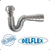 Sifão Sanfonado Universal Delflex Cromado Pvc - BugShop