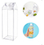 Garrafa Caixa De Leite Geladeira Água Suco Acrílico 1000ml