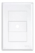 Placa Espelho 4x2 Saída Fio Suporte Evidence Fame Cod 2884 Cor Branco na internet