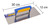 Desempenadeira em Inox p/ Gesso Lisa 12x30cm Castor - comprar online
