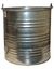 Balde Em Chapa Metálica Galvanizada Nº10 0,28mm