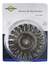 Escova Aco Esmeril Brasfort Circular Trancada 150x13 7272 Cor Cinza-escuro na internet