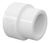 Luva De Redução Rosca 3/4x1/2 (25x20mm) Branca Tigre