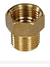 Extensor Aumento Prolongador Curto Rosca 1/2'' Ponto D'água Cor Dourado-escuro