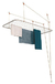 Varal De Teto Ferro 90cm X 56cm 6 Varetas - Maxeb