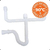 Sifão Sanfonado Universal Delflex Branco Triplo - BugShop