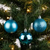 Bola Natal Azul Mate/arabesco/metaliz 8cm 6und Cromus - comprar online