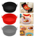 Kit 3 Cesto Silicone Airfryer Reutilizavel