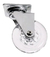 Rodizio Gel Rodinha Giratória Silicone 4" 100mm S/ Trava