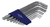 Chave Allen Longa Abaulada 1.5 A 10mm C/ 9 Pcs Cor Cinza - comprar online