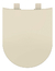Assento Deca Duna Creme Soft Close Polipropileno Tupan - comprar online