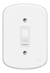 Blanc 1 Seção De Interruptor Paralelo Com Placa Cor Branco