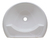 Lavatório Plástico Astra 4litros Oval Branco