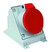 Tomada Sob Newkon 2p+t 16a 380/440v 9h N3009 Steck Cor Vermelho - comprar online