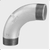 Curva Tupy Macho Ferro Galvanizado 2,1/2