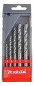 Kit De Brocas Ct Concreto 5 Peças - D-03894 - Makita