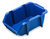 Kit Com 30 Caixas Bin Organizadora Plástica Nº7 Azul